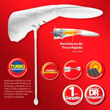 Carregar imagem no visualizador da galeria, Chuveiro Lorenzetti Advanced Turbo Eletrônica 7500w 220v
