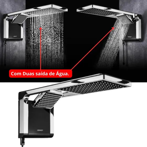 Chuveiro Elétrico 7800w 220v Acqua Duo Ultra