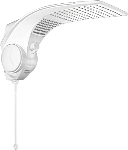 Chuveiro Elétrico Duo Shower Quadra Eletrônico Branco