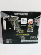 Carregar imagem no visualizador da galeria, Chuveiro Lorenzetti Acqua Star Ultra 220V/7800W Preto/Cromado
