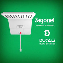 Carregar imagem no visualizador da galeria, Chuveiro Ducha Ducali Eletrônica 7900w 220v Branco - Zagonel
